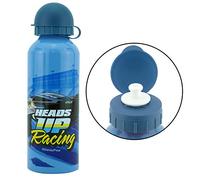 500ml Aluminium Cars Water Bottle for Kids - BPA-Free, Leakproof, Travel Bottle for School, Sports, Hiking, Camping, Gym, Yoga, Travel, Running, Cycling, Picnics - Ideal for Boys & Girls 3+ Years