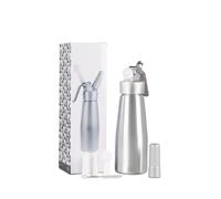 500ml Aluminium Cream Whipper - Whipped Cream Dispenser with 3 Nozzles for Desserts, Coffee, Mousse & Foams (N₂O Compatible)