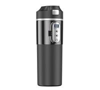 500ml Car Electric Kettle Touch Display Auto Heat Leakproof Stainless Steel Travel Cup With Temperature Control For Road Trips Certified Automotive Heating Flask