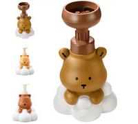 500ml Cartoon Bear Paw Foam Soap Dispenser, Cute Animal Shaped Pump Bottle for Bathroom, Refillable Foaming Hand Soap, Shampoo & Sanitizer Container (#C)