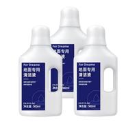 500ml Cleaning Agent Replacements. Robot Vacuum Floor Cleaning Liquid Cleaning Liquid Compatible For Dreame X40 X50 Ultra/L40 Ultra/L10s Pro Ultra(3 pcs)