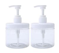 500ml Clear Bottle Liquid Container Soap Dispenser Shampoo Lotion Shower Gel Foam Pump Bottles Wide Mouth Hand Washing Bottle