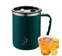 500ml Coffee Mug - Advanced Vacuum Insulation, Stainless Steel Body | Travel Friendly & Perfect Present for Birthdays, Christmas, Stainless Steel Coffee Mug with Lid and Handle for Cold & Hot Drinks