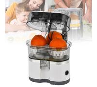 500ml Electric Citrus Juicer, 18000 RPM Dual-Head Orange Juicer Squeezer, Portable Juicer with Anti-Drip Function, for Lemon, Grapefruit, High Juice Yield, Easy to Clean(White)
