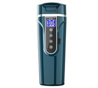 500ml Electric Kettle for Vehicles, 12V Stainless Steel Mug for Beverages (green)