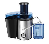 500ml Fruit Juicer Machine, 400W Electric Juice Maker with Large 65mm Feed Chute for Whole Fruit and Vegetable, Easy to Clean, 3 Speeds Setting, Anti-Drip, Silver