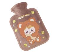 500ml Hot Water Bottle - Rechargeable Soft Plush Heating Pad for Winter Warm, Manual & Warm | Well-Night Comfort Pack Full Therapeutic Water