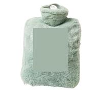 500ML Hot Water Bottles Bag Water-Filling Hot-Water for Female Warm Belly Hands and Feet Keep Hand Warmer for Men Women Adult(Green)