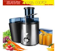 Geepas 100W Citrus Juicer Electric Orange Juicer | Professional Brushed Stainless Steel Fruit Juicer | Squeezes Oranges Lemons Lime Juices | Freshly Pressed Fruit Juices in Seconds - 2 Year Warranty