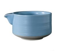 500ml Matcha Bowl with Pouring Spout, Handmade Traditional Japanese Chawan for Authentic Tea Ceremony and Matcha Latte Preparation, Shiny Glaze Finish for Kitchen or Gifts(B)