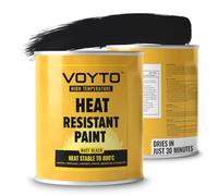 500ml Matt Black Heat Resistant Brush On Paint- Heat Resistant up to 800C Ideal for Stoves, Fireplaces, BBQ's, Firepits, Exhaust Pipes