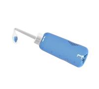 500Ml Nasal Rinse Bottle with One-Button Control and Water Flow Control Plastic Nasal Washer for Adults and with 2 Nozzles Blue Creative Appearance