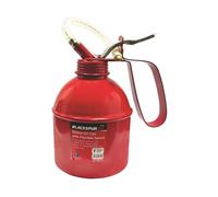 500ml Oil Can With Flexible Spout Pump Thumb-Operated Lever Steel Dispenser