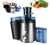 500ML Orange Juice Machine, 400W Juicers Whole Fruit and Vegetable 2 Speed Control Fruit Juicer Machine, Stainless Steel Centrifugal Juicer Machine, Anti-Slip Rubber Feet