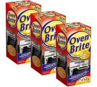 500ml Oven Brite Cleaner Set, Oven Cleaning Liquid with Cleaning Tools for Ovens, Racks and Grill Pans (3 x 500ml)