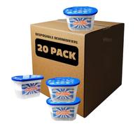 500ml Pack of 20 Dehumidifier - Condensation Remover Absorber Mildew Dehumidifiers | Helps Stop Damp, Mould, Moisture in Home, Kitchen, Bedroom, Wardrobe, Office, Bathroom, Window, Car