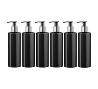 500ml PET Plastic Dispenser Pump Bottle - Black/White Lotion Pump - Mrs Hinch Customisable DIY Refillable Bathroom Hand Soap Bottle (8)