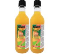 500ml Pineapple Diluting Juice Concentrate - Makes 16.5 Litres Drink - Mixing Ratio 1:32 - Zero Sugar & Highly Concentrated - Pineapple Syrup Flavour Ready To Drink (Pack of 2)