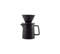 500ml Pour-Over Coffee Set with Ceramic V60 Dripper and Decanter (Black)