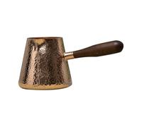 500ml Pure Copper Handmade Cup, with Wooden Handle, Retro Hand-Made Coffee, Teapot, Handcraft Drinkware Tableware, for Home Gift