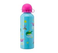 500ml Stainless Steel Water Bottle - Single Wall, Flip-Top Lid, Leak-Proof, Lightweight & BPA-Free, Ideal for Travel, Gym, Sports, and Everyday Use" Dragons