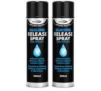 500ml Tin Bond It Silicone Spray - multi purpose lubricant and mould release spray Pack of 2 | Multi Purpose Lubricating & Anti Stick Spray | Helps Reduce Dust, Build Up on Machinery & Moving Parts