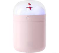 500ML USB Humidifier with Snowman Design, Built in Night Light, Two Mist Modes for Personalized Humidification, Automatic Shut Off to Prevent Dry Burn (B)