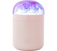 500ML USB Humidifier with Snowman Design, Built in Night Light, Two Mist Modes for Personalized Humidification, Automatic Shut Off to Prevent Dry Burn (D)