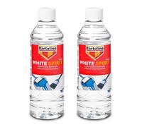 500ml White Spirit Paint Thinning Solvent Pack of 2 - Multi-Purpose Cleaner Suitable for Oil-Based Paints, Cleaning Paint Spills and Brush, Degreasing and General DIY Cleaning Purposes