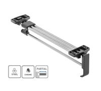 (500mm - 20") Wardrobe Pull Out Clothes Hanger Rail / Extending Rail / Storage Organiser GTV