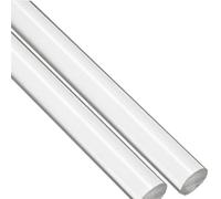 500mm Acrylic Clear Rods, Easy to Use Round Dowels Plastic Cylinder Sticks for Cake Toppers 2pcs(9mm)
