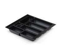 500mm Black Cutlery Tray For Blum Tandembox 422mm Long X 412mm Wide