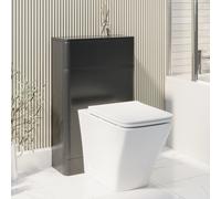 500mm Dark Grey Back to Wall Toilet Unit Only - Pendle