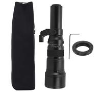 500mm F6.3 Telephoto Lens with 4 Elements in 4 Groups, Alloy Body, T2 AI Adapter for Cameras - Clear, High Contrast Images, Astrophotography & Wildlife Photography (Black)