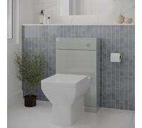 500mm Grey Back to Wall Toilet Unit Only - Ashford
