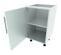 500mm Highline Base Kitchen Cabinet - 720mm High - Quick-Fix Hinges - White Matt - Flat Pack