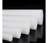500Mm Long Nylon Rod Diameter 15Mm-50Mm Plastic Round Rod 2 Pieces Durable Plastic Rod for DIY Processing(20mm)