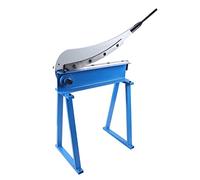 500mm Manual Metal Shear Cutter, 16 Gauge 1.5mm Sheet Metal Guillotine Shear, High Accuracy Plate Cutter with Stand, 80x38x130cm