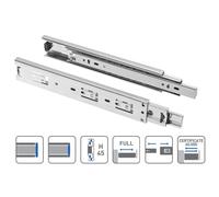 (500mm) Pair Fully Extension Ball Bearing Drawer Runners