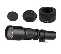 500mm Telephoto Lens 11 75 Inch Manual Focus Super for E Mount - Lightweight 1 4 lbs T to Adapter Wildlife Photography