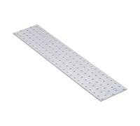 500mm x 100mm Galvanised Perforated Flat Plate Connector Joining Plates Metal Brace Brackets for Wood 2mm Thick Steel PP17 (Pack of 1)
