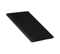 500mm x 500mm Black ABS Plastic Sheet - Durable, Flame Retardant & Anti-Static for DIY & Industrial Use(5mm)