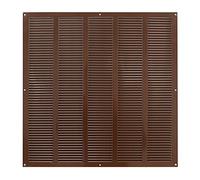 500mm x 500mm Brown Metal Air Vent Grille