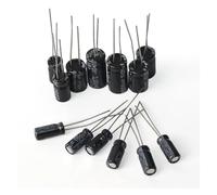500PCS 0.1uF~1000uF Electrolytic Capacitors Assorted Aluminum Kit Box 10V 16V 25V 50V 24 Kinds Capacitor Set CZAOINCU
