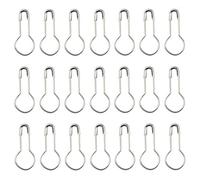 500PCS 0.8'' Small Metal Gourd Pear Shaped Safety Wire Pins Craft Bulb Clothing Tag Pins Bead Needle Pin for DIY Craft Sewing Making Home Accessories(Silver)