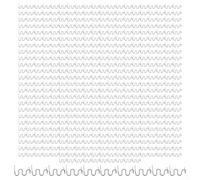 500Pcs 0.8mm Wave Staples Plastic Welding Repair Kit | 500 pieces per bag, 0.8mm diameter, ideal for crack stitching, for durable stainless steel, silver finish