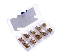 500Pcs 10 Value Monolithic Capacitor Assorted Mixed Box kit 0.1uf 0.15uf 0.22uf 0.33uf 0.47uf 0.68uf 1uf 2.2uf 4.7uf 10uf IDGTTLDF