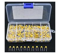 500pcs 10 Values Each 50 0.1uF-10uF(104~106) 50V Multilayer Ceramic Capacitor Assorted Kit Assortment Set with Storage Box IDGTTLDF
