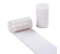 500pcs(250 Pairs) 25mm（1 Inch Diameter Square Hook and Loop Self Adhesive Dots Tapes White Double Sided Sticker Round Dot Tapes Super Sticky