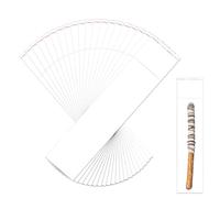 500pcs 2x8" Long Self-Adhesive Cello Bags 50µm Clear Cellophane OPP Self Sealing for Bakery Cookies Candies Jewelry Crafts Candles Party Decorative